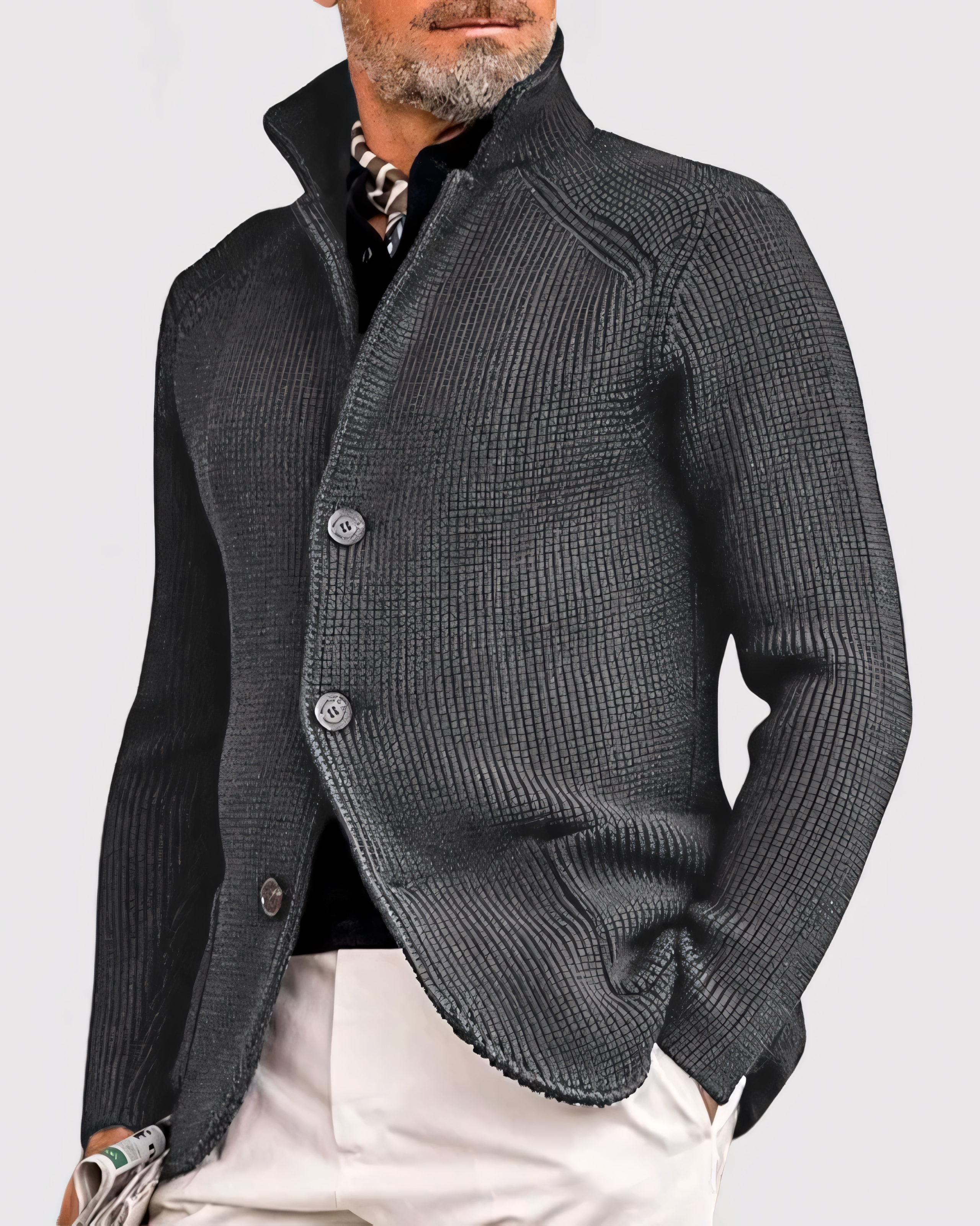 Maarten Cardigan Jacket - Ervaar ongeëvenaarde zachtheid en tijdloze stijl