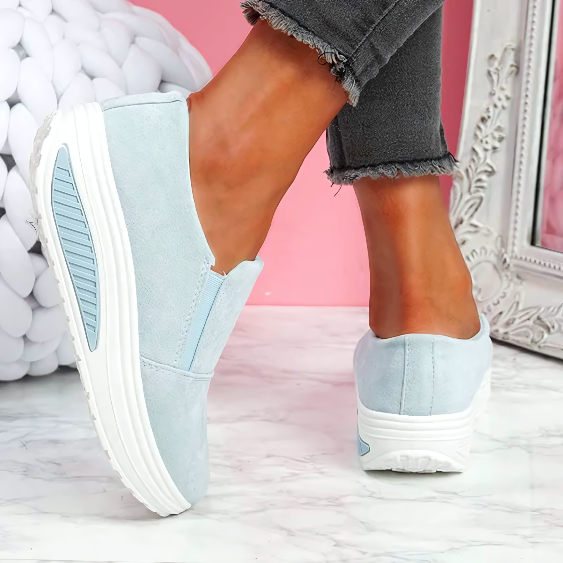 Sabrine Platfrom Sneakers - Ervaar de ultieme combinatie van mode en comfort