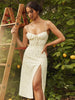 Eline | Bloemen Corset Maxi Jurk