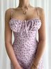 Eline | Bloemen Corset Maxi Jurk