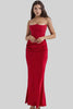 Mila - Strapless Elegant Maxi Dress 
