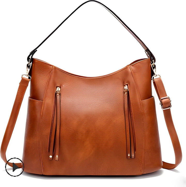 Georgina | Stijlvolle vintage leren tas