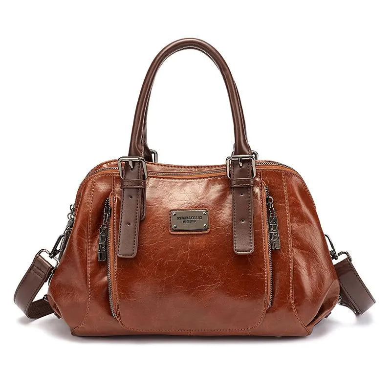 Saskia | Leren tas