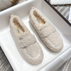 Audrina Plush Loafers - Omarm de perfecte combinatie van comfort, warmte en mode