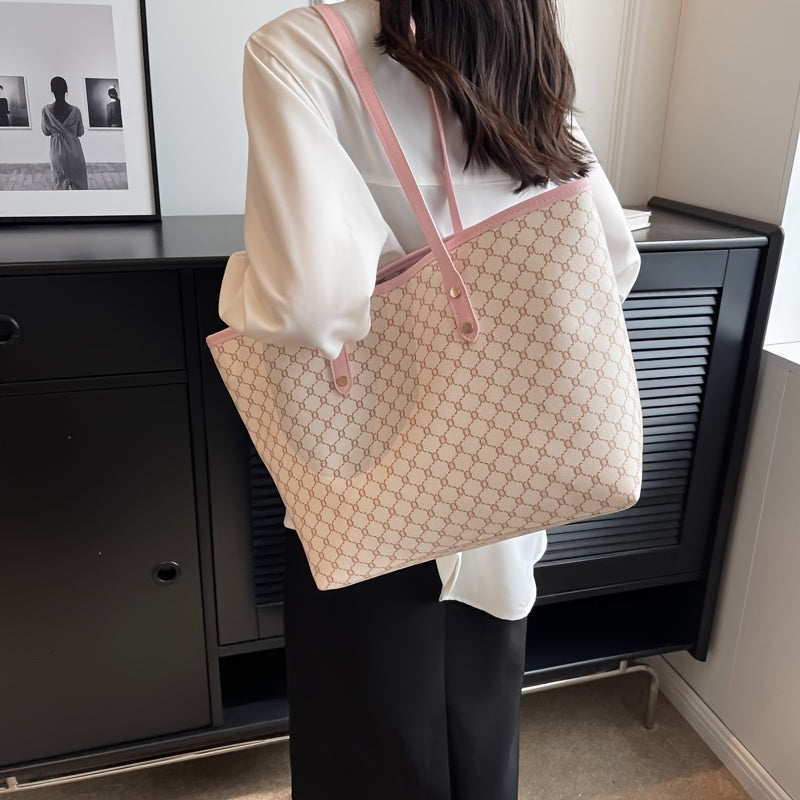 Zoë - Retro Geometrische Tote