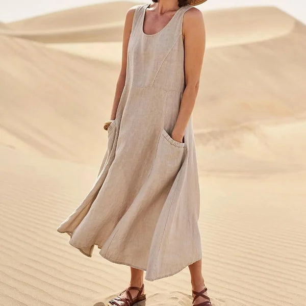 Esmee Linen Dress - Stijlvolle linen dress