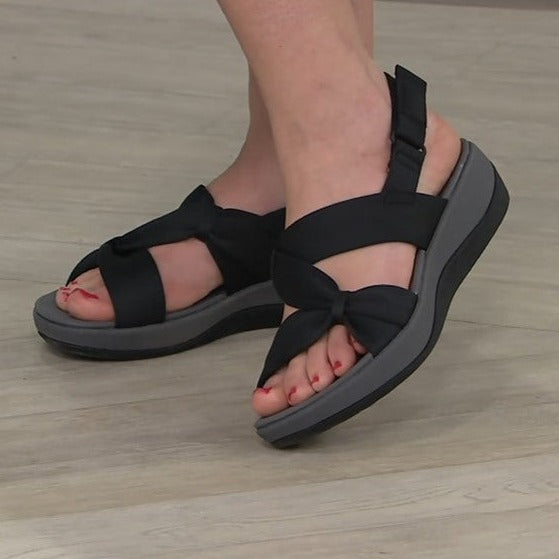 Eline Orthosandalen - Suède Orthopedische sandalen met zachte zool