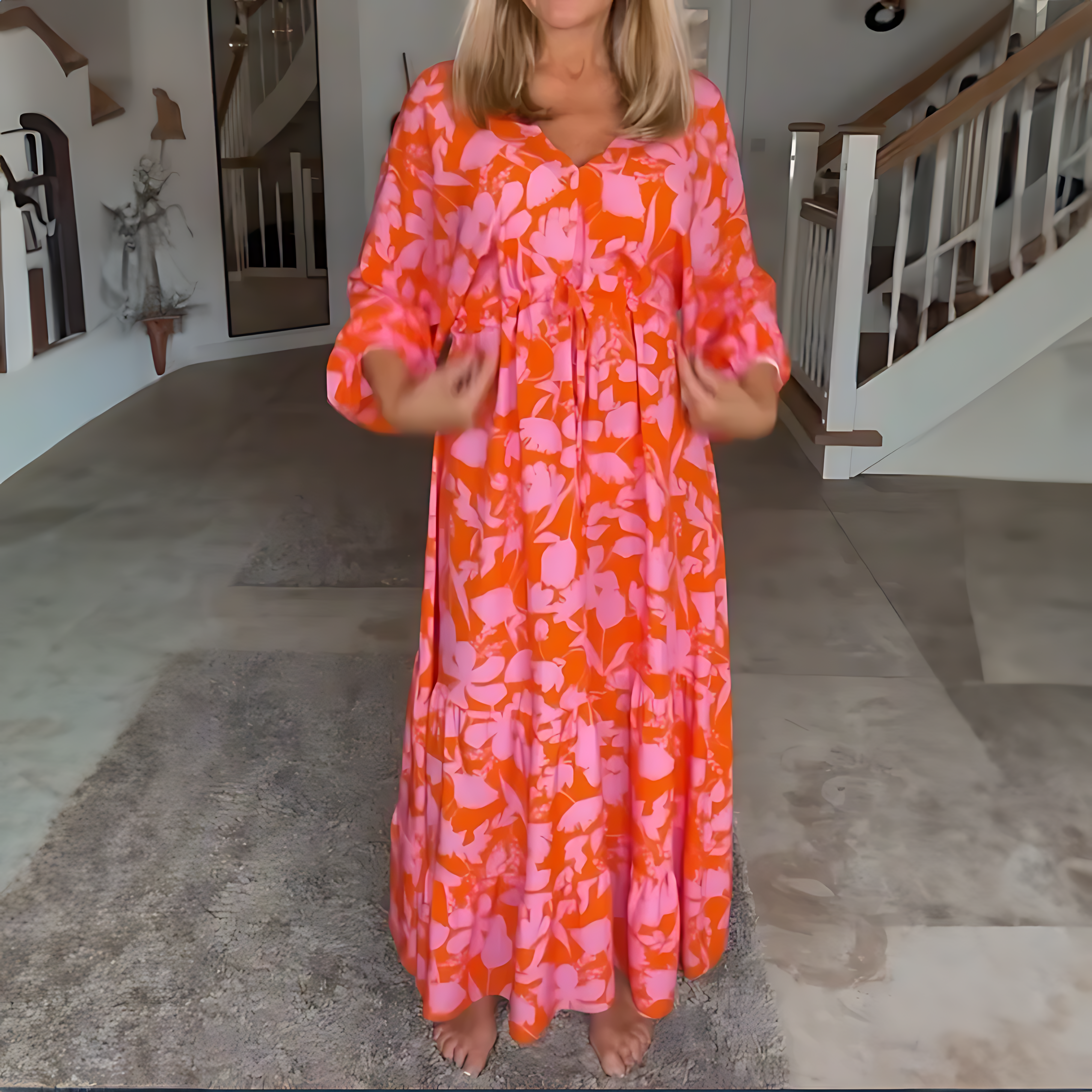 Alaya Dress - Geef je zomervakantie kleur met deze felgekleurde jurken met print!