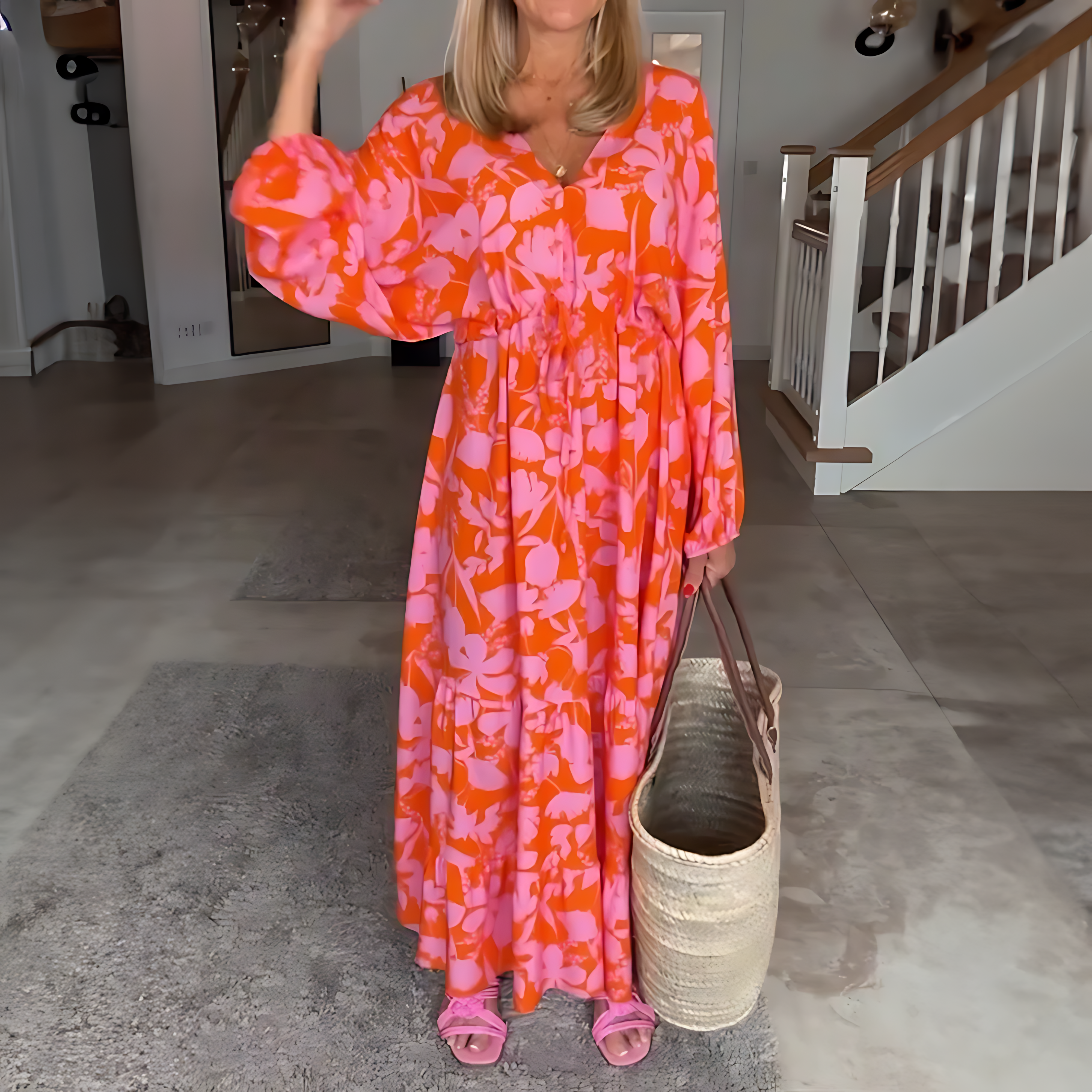 Alaya Dress - Geef je zomervakantie kleur met deze felgekleurde jurken met print!