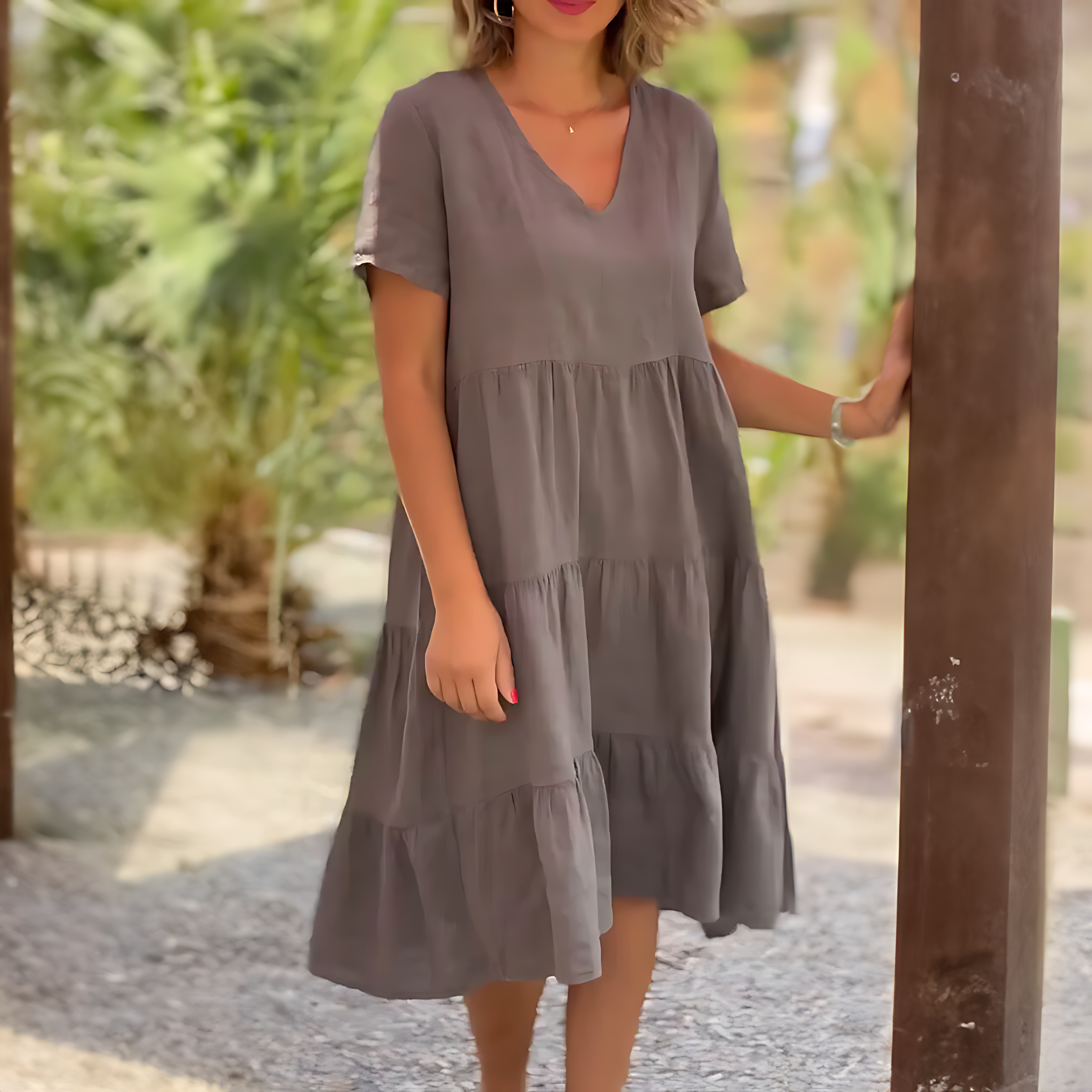 Liora Dress - Pronk met je stijlvolle eenvoud in deze cleane meisjeslook!