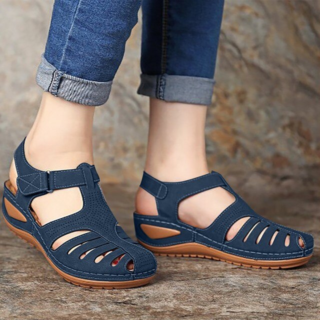 Olivia Orthosandalen - Leder Orthopedische sandalen met zachte zool