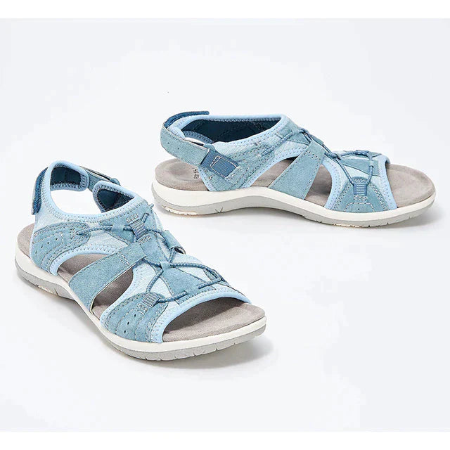 Evy Orthosandalen - Leren Orthopedische sandalen met zachte zool