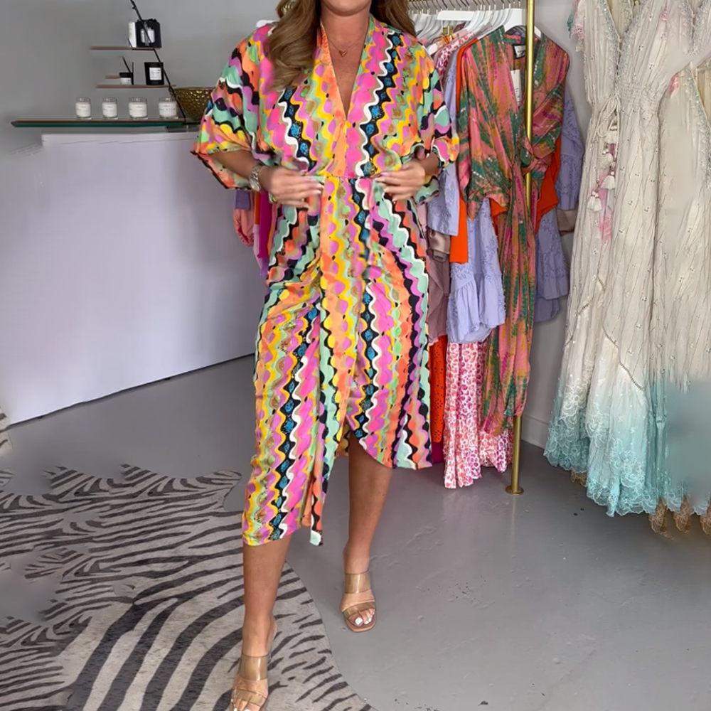 Karina Kimono Dress - Een mix van comfort, stijl en passie