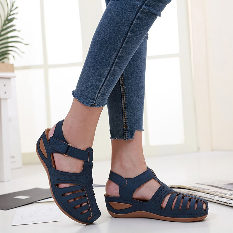 Olivia Orthosandalen - Leder Orthopedische sandalen met zachte zool