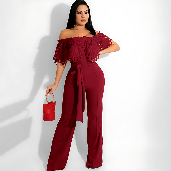 Lien Jumpsuit - Geef een it girl gevoel met dit off-shoulder stuk!