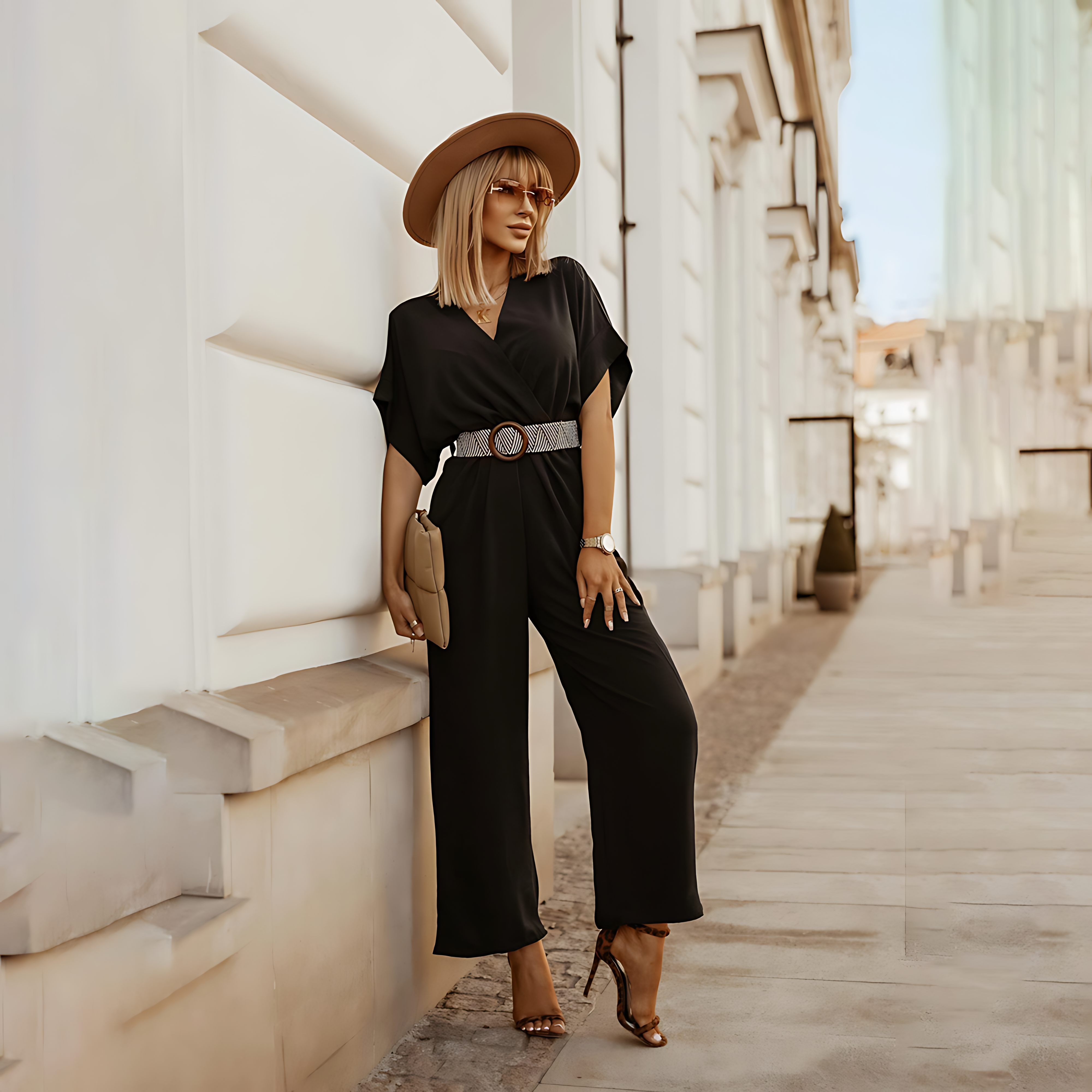 Sally Jumpsuit - Accentueer je dagelijkse stijl met deze jumpsuit met riem!