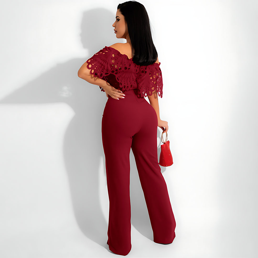 Lien Jumpsuit - Geef een it girl gevoel met dit off-shoulder stuk!