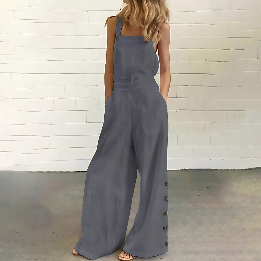 Ise Jumpsuit - Krijg de hype van deze jumpsuit met wijde pijpen