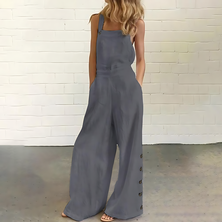 Ise Jumpsuit - Krijg de hype van deze jumpsuit met wijde pijpen