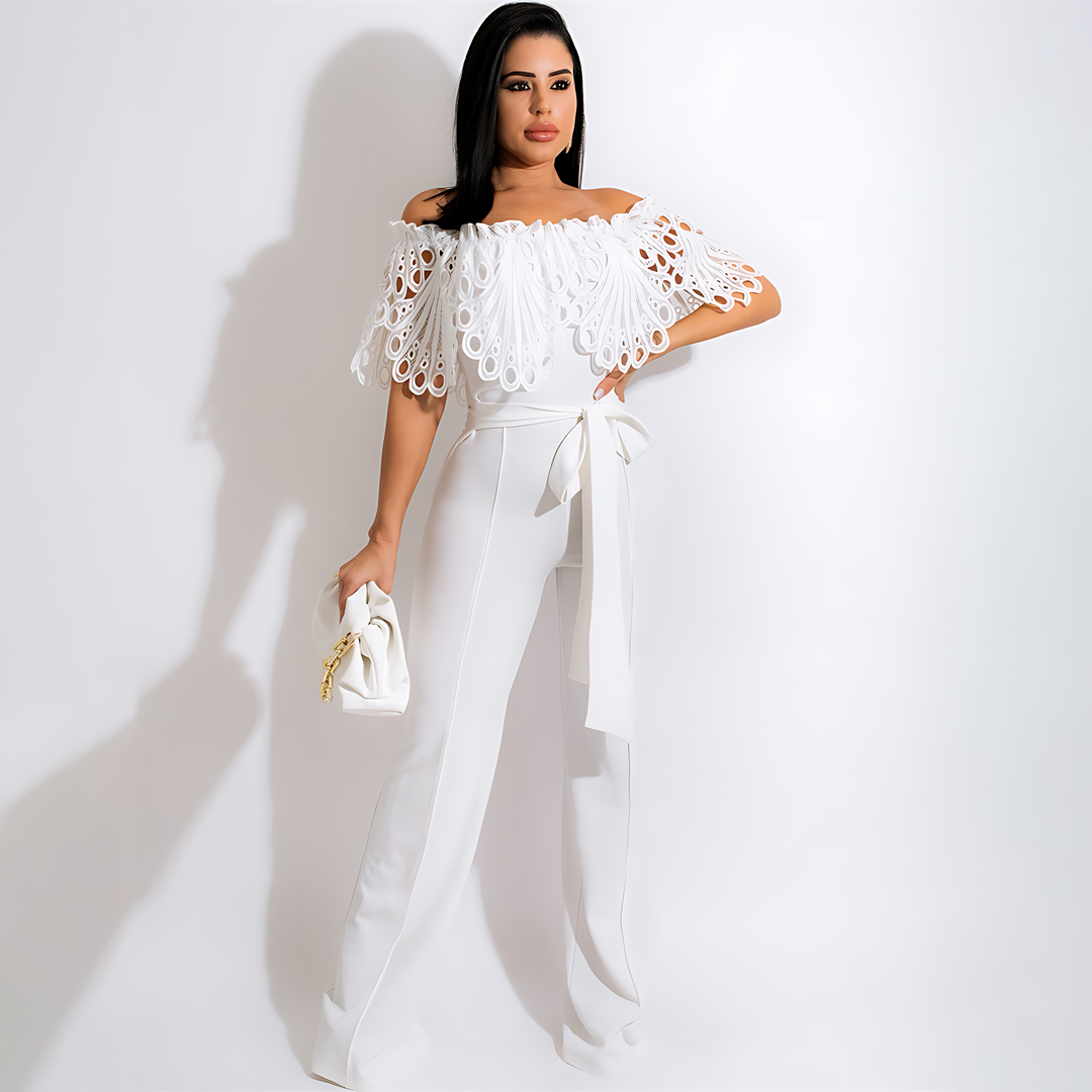 Lien Jumpsuit - Geef een it girl gevoel met dit off-shoulder stuk!