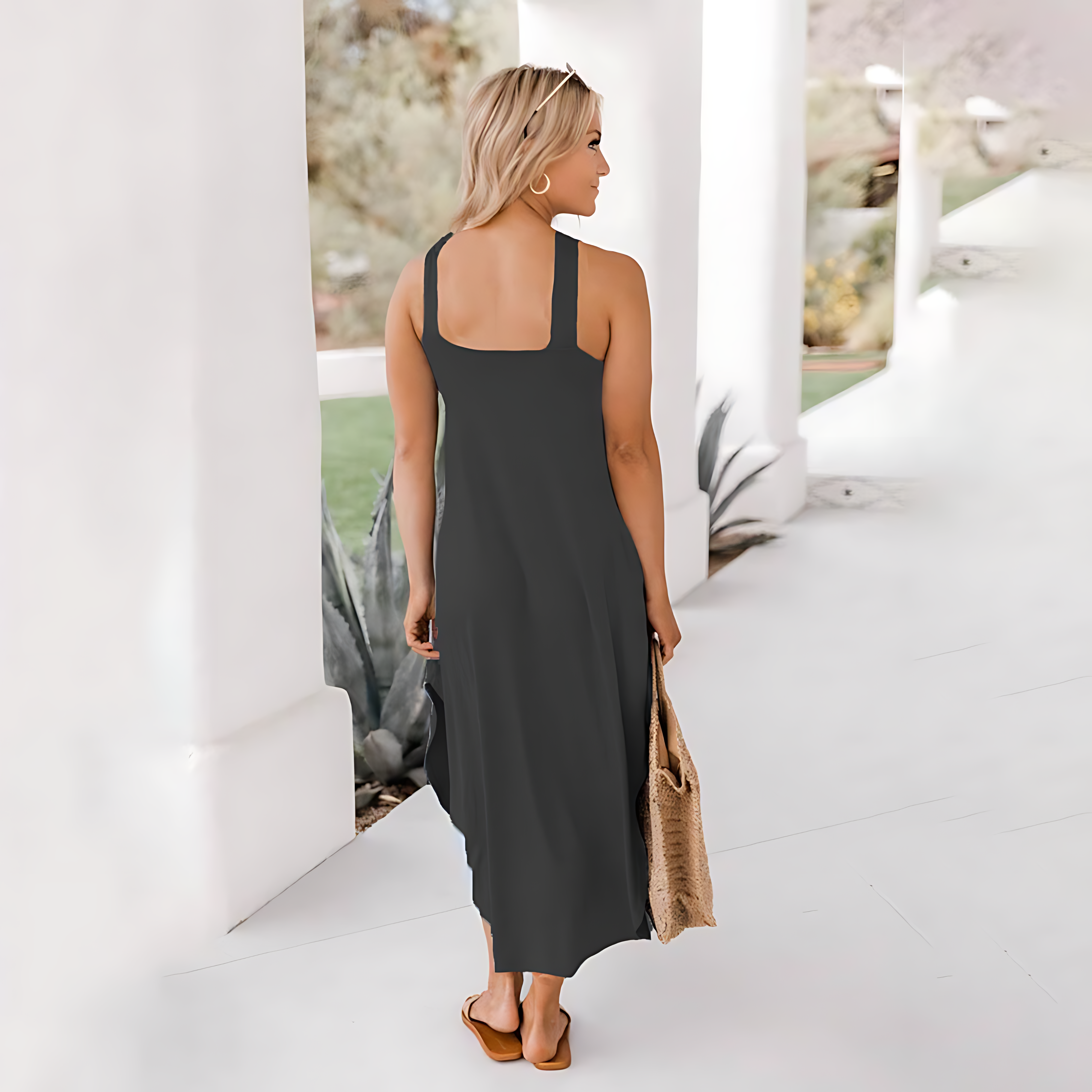 Caroline Dress - Een perfecte mix van casual comfort en moeiteloze stijl