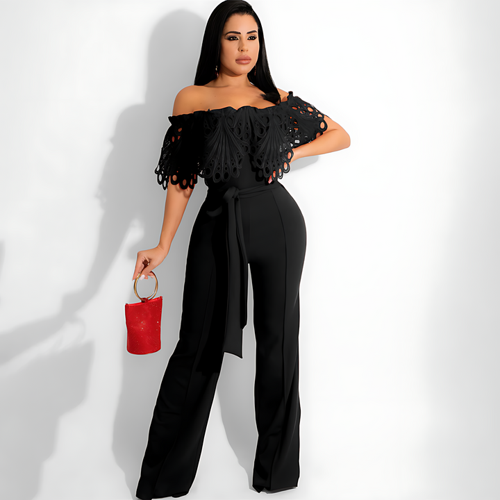 Lien Jumpsuit - Geef een it girl gevoel met dit off-shoulder stuk!