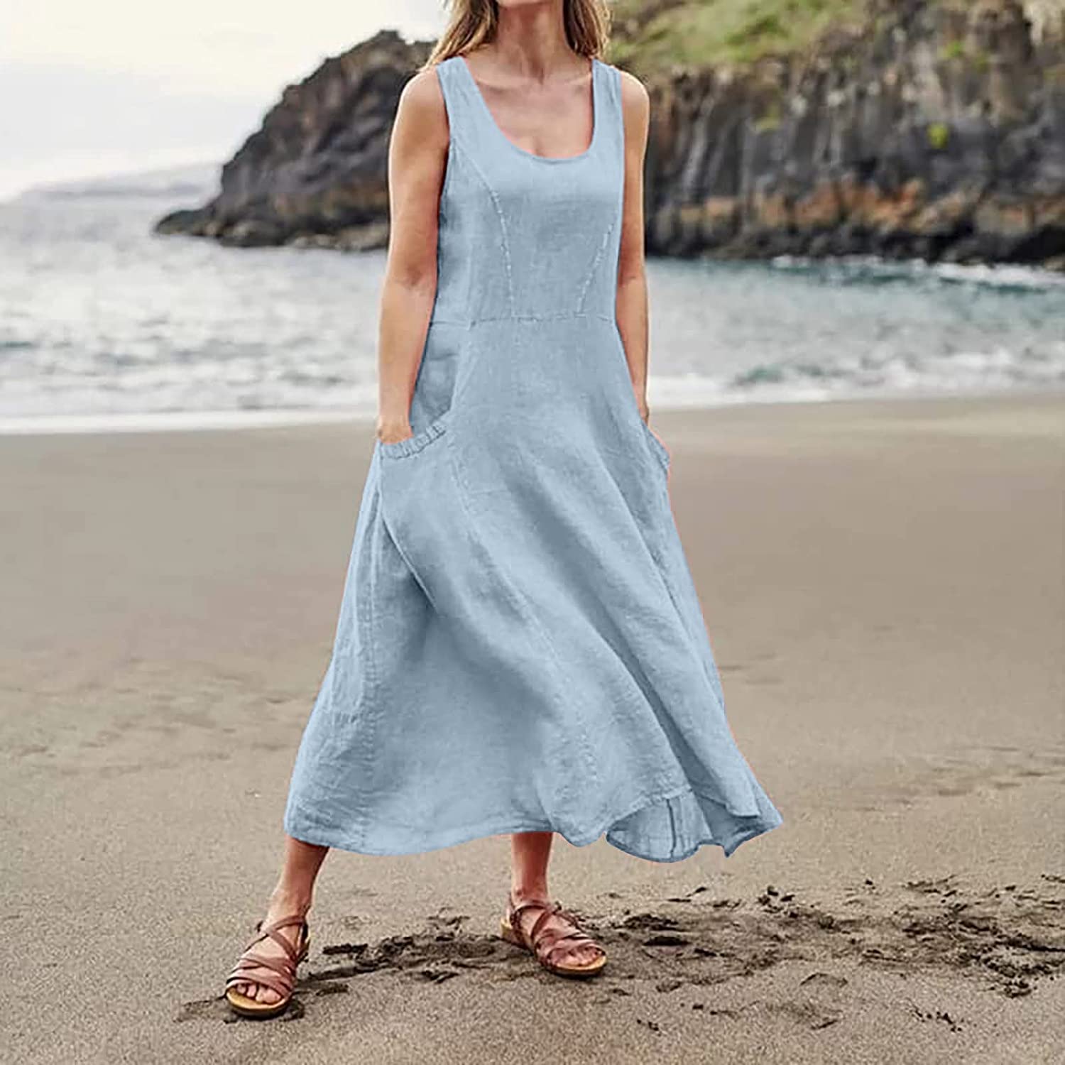 Esmee Linen Dress - Stijlvolle linen dress